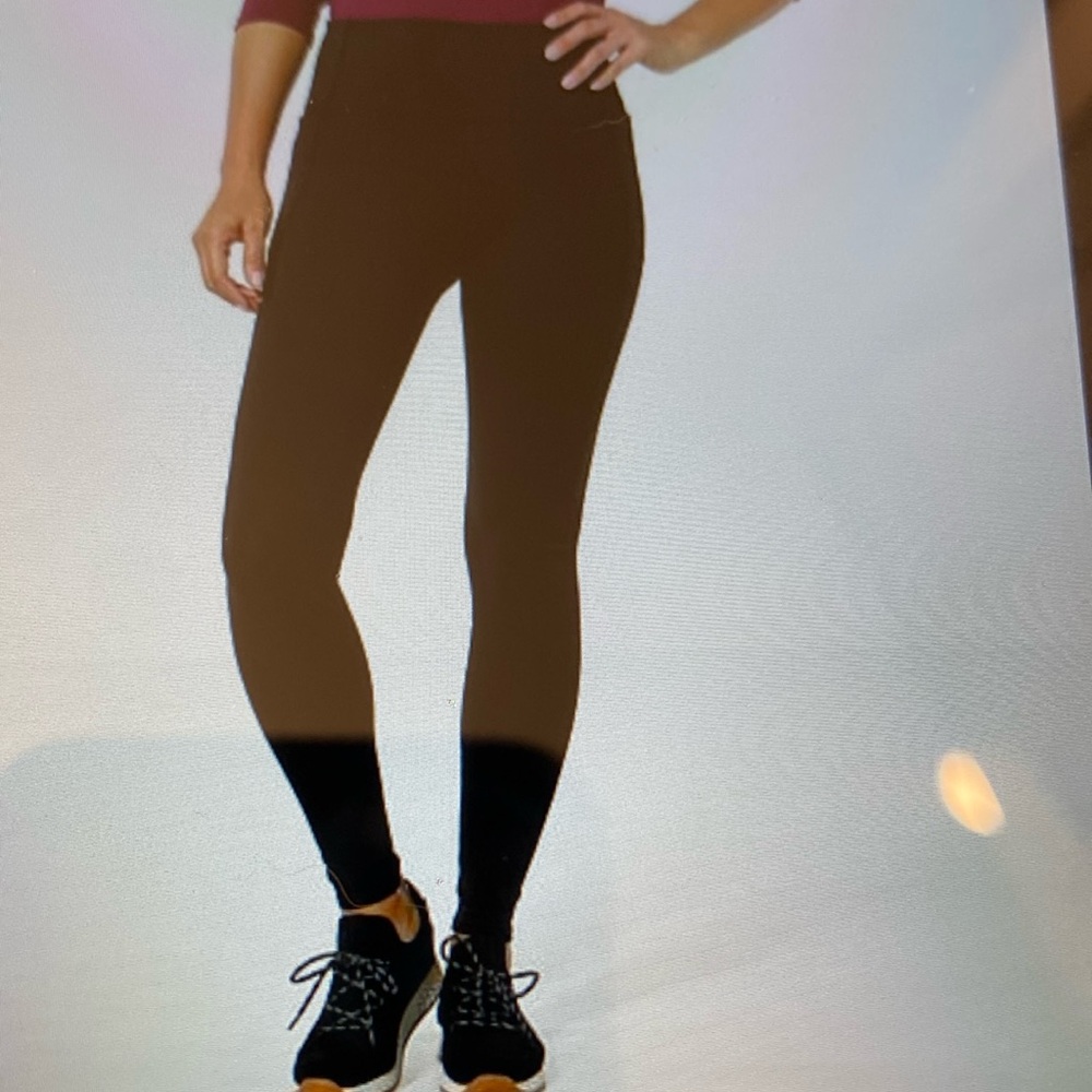 Joy Mangano Performance Luxe Legging with Perfect Pockets